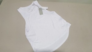 11 X BRAND NEW USA PRO GYM VESTS IN WHITE SIZE 14, 16 AND 18