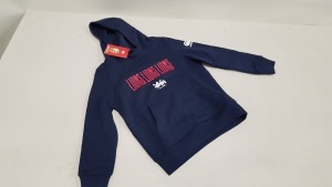 13 X BRAND NEW CANTERBURY BRITISH AND IRISH GRAPHIC HOODIES AGE 8 YEARS