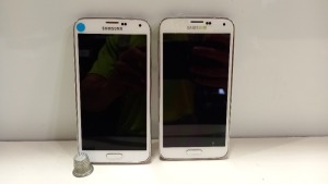 2 X SAMSUNG PHONES LIVE DEMO UNITS NO BATTERIES OR CHARGER