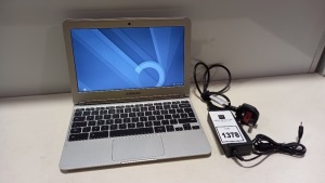 SAMSUNG CHROME LAPTOP - WITH CHARGER
