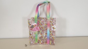 72 X BRAND NEW JOJO SIWA TOTE BAGS WITH BOW PRINT - IN 6 BOXES