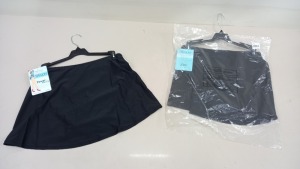 20 X BRAND NEW SPANX JET BLACK WRAP SKIRTINI SIZE SMALL