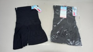 21 X BRAND NEW SPANX BLACK HIGH WAIST MID THIGH BODY SHAPER SIZE 1X