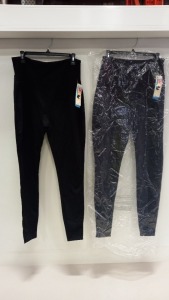 12 X BRAND NEW SPANX BACKDROP BLACK 2761 PONTE LEGGINGS EXTRA LARGE RRP $78.00 (TOTAL RRP $930.00)