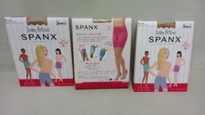 20 X BRAND NEW SPANX SHEAR MID THIGH SHAPER SIZE 1X IN NUDE