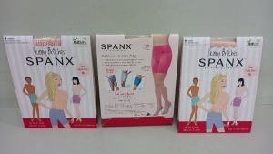 20 X BRAND NEW SPANX SHEAR MID THIGH SHAPER SIZE 2X IN NUDE