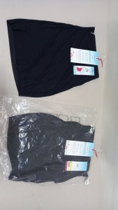 20 X BRAND NEW SPANX JET BLACK HALF SLIP BODY SHAPER SIZE MEDIUM