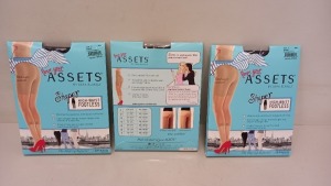 24 X BRAND NEW SPANX HIGH WAISTED FOOTLESS SHAPER IN BLACK SIZE 1 RRP $16.00 (TOTAL RRP $384.00)