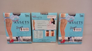 24 X BRAND NEW SPANX HIGH WAISTED FOOTLESS SHAPER IN BLACK SIZE 3 RRP $16.00 (TOTAL RRP $384.00)