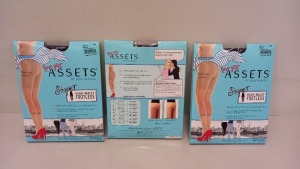 24 X BRAND NEW SPANX HIGH WAISTED FOOTLESS SHAPER IN BLACK SIZE 3 RRP $16.00 (TOTAL RRP $384.00)