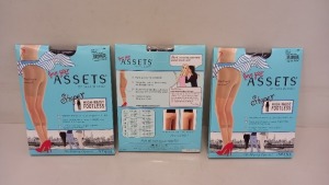 24 X BRAND NEW SPANX HIGH WAISTED FOOTLESS SHAPER IN BLACK SIZE 1 RRP $16.00 (TOTAL RRP $384.00)