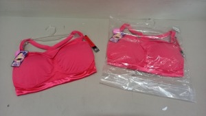 15 X BRAND NEW SPANX ALL AROUND BEAMDEAU BRA IN CORAL ROSE SIZE LARGE