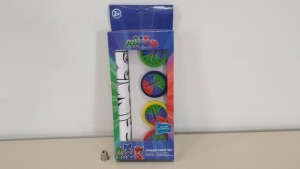 60 X BRAND NEW PJ MASKS FINGER PAINT SETS WITH PAPER ROLL - IN 5 BOXES