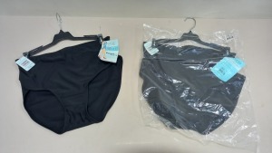 20 X BRAND NEW SPANX BLACK TUMMY TAMING SWIMMING BRIEFS SIZE XL RRP $29.99 TOTOAL RRP-$599.80