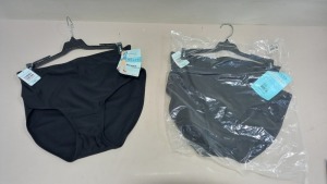 20 X BRAND NEW SPANX BLACK TUMMY TAMING SWIMMING BRIEFS SIZE XL RRP $29.99 TOTOAL RRP-$599.80