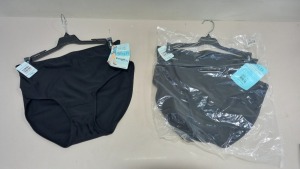 30 X BRAND NEW SPANX BLACK TUMMY TAMING SWIMMING BRIEFS SIZE XL RRP $29.99 TOTOAL RRP-$899.00