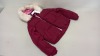 4 X BRAND NEW TOPSHOP FAUX FUR HOODED PUFFER COATS SIZE 10 RRP £69.00 (TOTAL RRP £276.00)