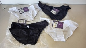 100 PIECE MIXED LORNA DREW NURSING LINGERIE LOT CONTAINING COTTON ROSE BRIEFS SIZE 12-14 AND ASTRID BRIEFS