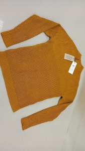 12 X BRAND NEW SELECTED HOMME MELVIN CHAI TEA KNITTED JUMPERS SIZE LARGE RRP £45.00 (TOTAL RRP £540.00)