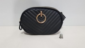 36 X BRAND NEW BLACK BUM BAGS