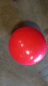 84 X BRAND NEW RED EXERCISE BODY BALLS (65CM DIAMETER)
