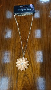 PALLET CONTAINING APPROX 6,936 X BRAND NEW JEWELLERY BY PURPLE IVY LONG PINK FLOWER NECKALCE - ON ONE PALLET