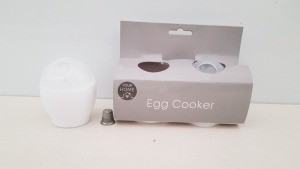 240 X BRAND NEW BOXED PACK OF 2 YOUR HOME EGG COOKERS - IN 10 BOXES