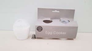 240 X BRAND NEW BOXED PACK OF 2 YOUR HOME EGG COOKERS - IN 10 BOXES