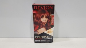 48 X BRAND NEW BOXED REVLON COLORSILK ALL IN ONE BUTTER CREAM HAIR DFY (RED) - IN 4 BOXES