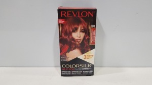 48 X BRAND NEW BOXED REVLON COLORSILK ALL IN ONE BUTTER CREAM HAIR DFY (RED) - IN 4 BOXES