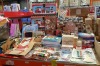 LARGE QUANTITY ASSORTED CHRISTMAS LOT CONTAINING WOODEN TRUCK ADVENT CALENDER, CHRISTMAS STORAGE BOXES, FESTIVE PUTTY, STAMPER SETS, VARIOUS BOOKS, PAINTING BY NUMBERS, PERSONALISE, PHOTO BAUBLES, FESTIVE STAMPERS, COLOUR YOUR OWN CANVAS BAG, SPROUTY PANT