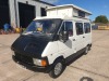 WHITE RENAULT TRAFIC AS CAMPER. Reg : E979 NHN, Mileage : 119,772 Details: 2 KEYS MOT 13/4 /22 WITH V5 BUT NO TRADER PART, POP UP ROOF, 4 BERTH CAMPER VAN, 2 HAMMOCK BEDS, 2 FOLD DOWN DRIVERS/PASSENGER SEAT BEDS, FELLOWS 2 RING GAS HOB & GRILL, ELECTROLU - 4