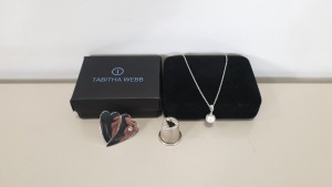 35 X BRAND NEW AVON INDIVIDUALLY BOXED DOMESTIC VIOLENCE T BY TABITHA WEBB PIN AND 35X AUBRIELLE