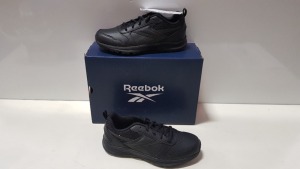 4 X BRAND NEW KIDS REEBOK ALMOTIO 5.0 LEA RUNNING TRAINERS IN BLACK UK SIZE 3