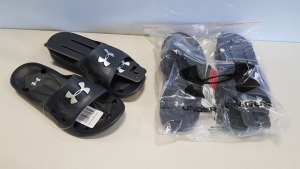 8 X BRAND NEW UNDER ARMOUR SLIDERS UK SIZE 7