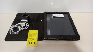 APPLE IPAD TABLET WIFI + CELLULAR 16GB STO STORAGE INCLUDES CHARGER AND CASE