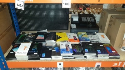 MIXED PHONE SCREEN PROTECTORS. FOR CURVED GLASS SCREENS, IPHONES, S8 AND SAMSUNGS ETC.
