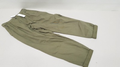 10 X BRAND NEW TOPSHOP KHAKI CHINOS SIZE 8 RRP-£36.00 TOTAL RRP-£360.00