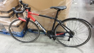 B-TWIN ROADBIKE (TRIBAN 520) WITH ALUMINIUM TECHNOLOGY WITH CARBON FORKS AND ERGO FIT SYSTEM