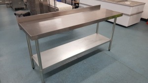 1 X STAINLESS STEEL PREP TABLE (60 X 180CM)