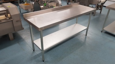 1 X STAINLESS STEEL PREP TABLE (60 X 150CM)