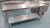 1 X STAINLESS STEEL PREP TABLE (60 X 180CM)