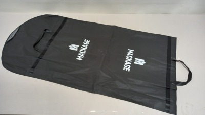 50 X BRAND NEW MACKAGE BLACK SUIT BAGS - IN 2 PACKS