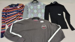 8 X BRAND NEW JACK WILLS KNITTED JUMPERS IN VARIOUS STYLES, COLOURS AND SIZES