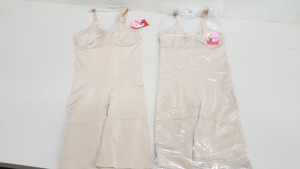 9 X BRAND NEW SPANX MID THIGH SHAPE SUIT IN NUDE SIZE 3X