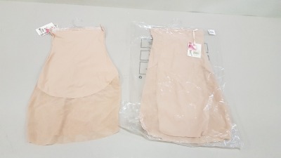 18 X BRAND NEW SPANX SEXY CHIC HALF SLIP BODYSHAPER IN NUDE SIZE SMALL