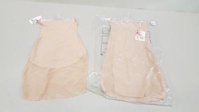 18 X BRAND NEW SPANX SEXY CHIC HALF SLIP BODYSHAPER IN NUDE SIZE SMALL