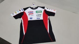 17 X BRAND NEW OFFICIAL TEAM HONDA MERCHANDISE TEAM HONDO SPONSORED POLO SHIRTS SIZE XS AND SMALL