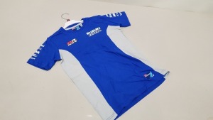 15 X BRAND NEW SUZUKI OFFICIAL TEAM MERCHANDISE SPONSORED KIDS T SHIRTS SIZE 2-3 YEARS, 3-4 YEARS AND 5-6 YEARS