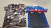 16 PIECE MIXED RACING CLOTHING LOT CONTAINING ISLE OF MAN RACING T SHIRTS AND OFFICIAL SUZUKI MERHCANDISE SPONSORED T SHIRTS IN VARIOUS KIDS SIZES